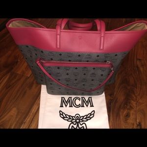 MCM MFO Shopper Large Tote